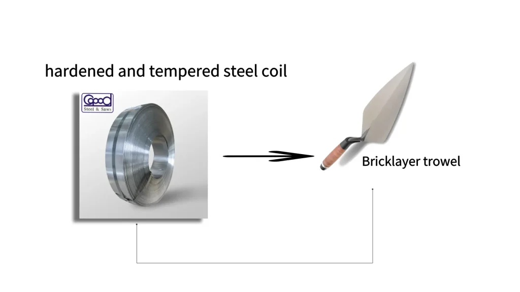 Bricklayer trowel steel
